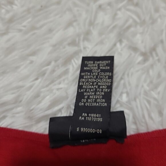 Lane Bryant Crystal Embellished Sweater Womens 18 20 Balloon Sleeve Stretch Red - Picture 8 of 10